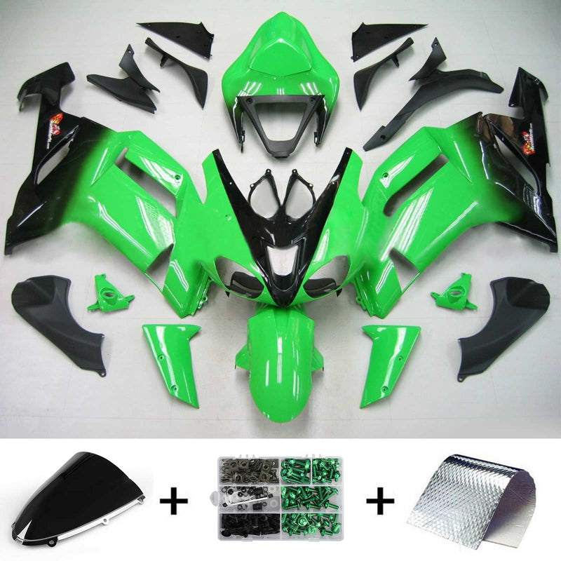 Kåpesett for Kawasaki ZX6R 636 2007-2008 Generisk