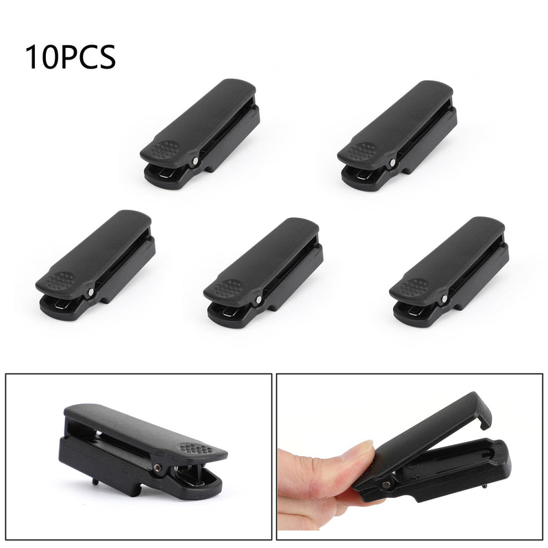 10 STK Back Clip Back Bag Clip for BaoFeng BF A58 UV9R/9Rplus Walkie Talkie