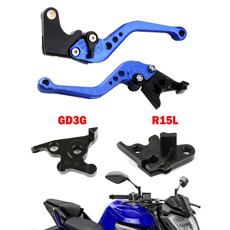 Motorcykelkopplingsbromsspak kort passande för YAMAHA MT125 2014-2019 Generic