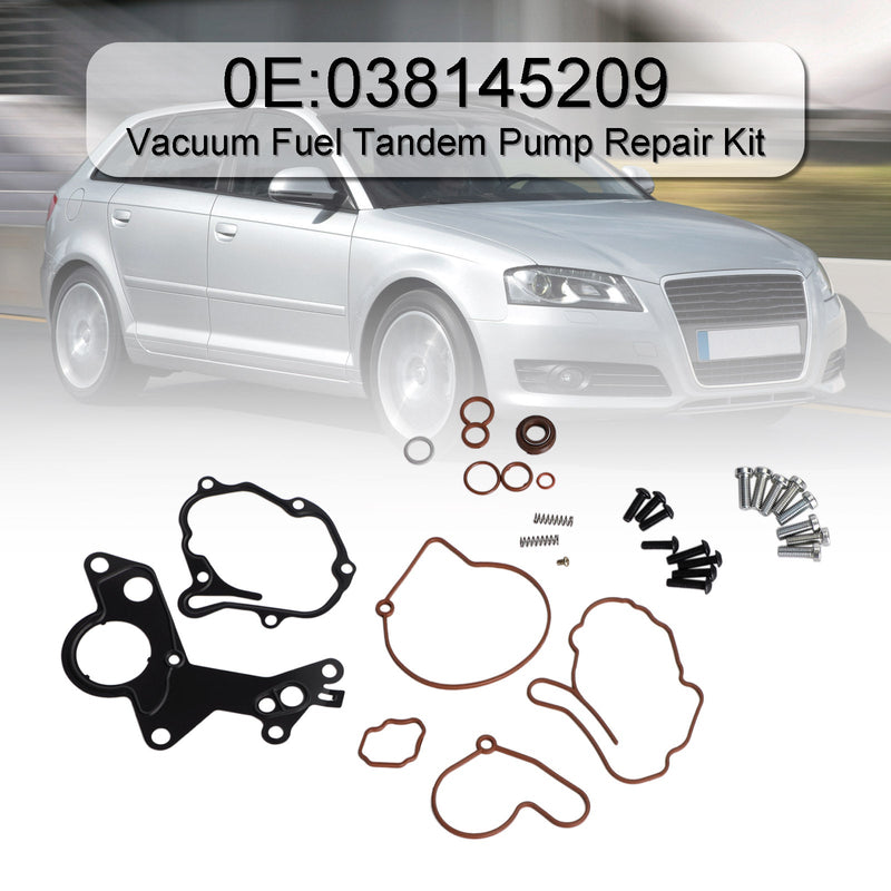 Kit de reparación de bomba tándem de combustible al vacío para Audi A3 A4 A6 VW Golf 1,9 2,0 038145209