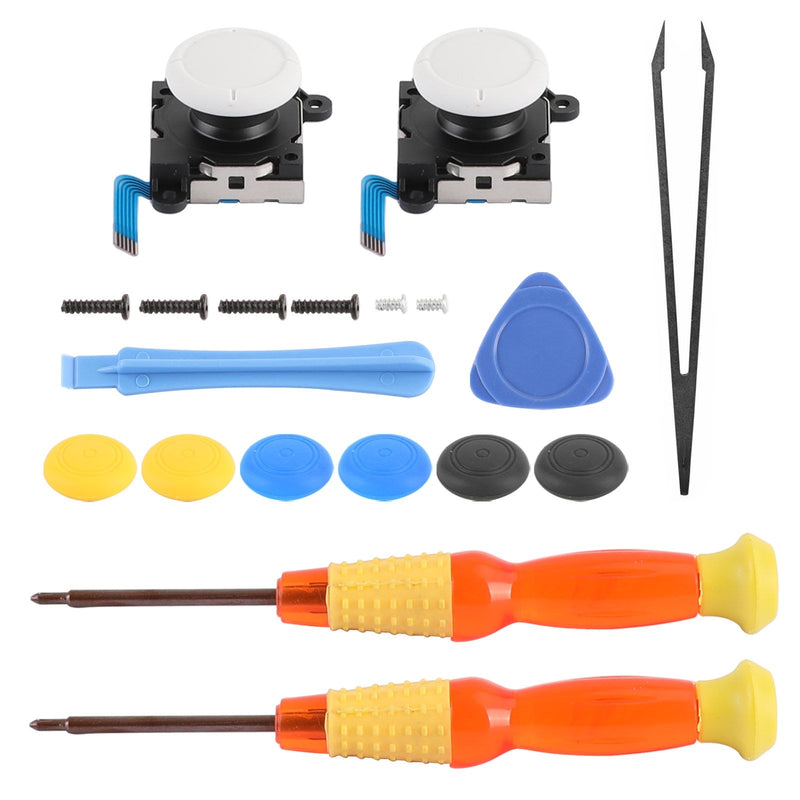 Kit de reparo 19 em 1 3D stick do sensor analógico + ferramenta adequada para o joystick Switch Lite