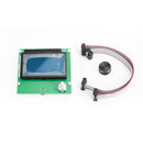 2 ledninger 3D-printer LCD-skærm Display Kit Udskiftning af CREALITY 3D CR-10 S