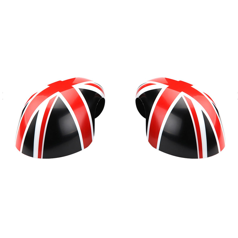 2019-2021 MINI Cooper F54 F55 F56 F57 F60 Union Jack UK Flag Spegelskydd för Svart/Rött Generic