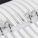 2000PCS 0805 1% SMD Chip SMT Resistor 63 värden + kondensator 17 värde provbok