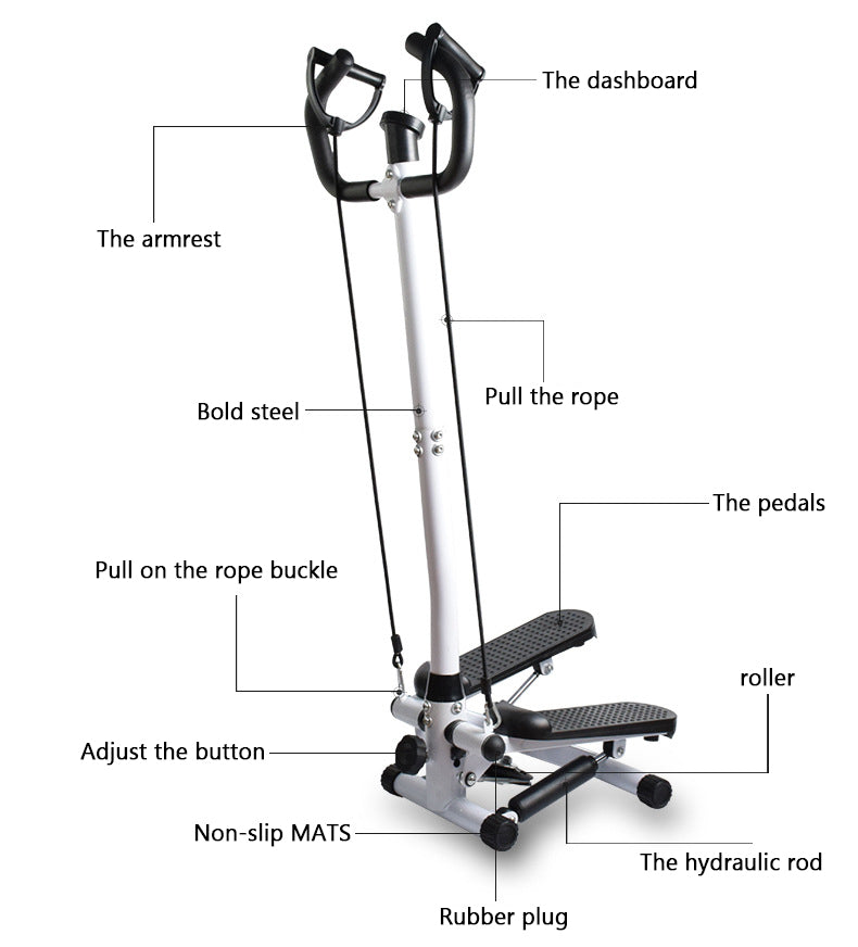 Fitness-Workout-Übungs-Lufttreppen-Stepper-Maschine Cardio-Ausrüstung + Lenker