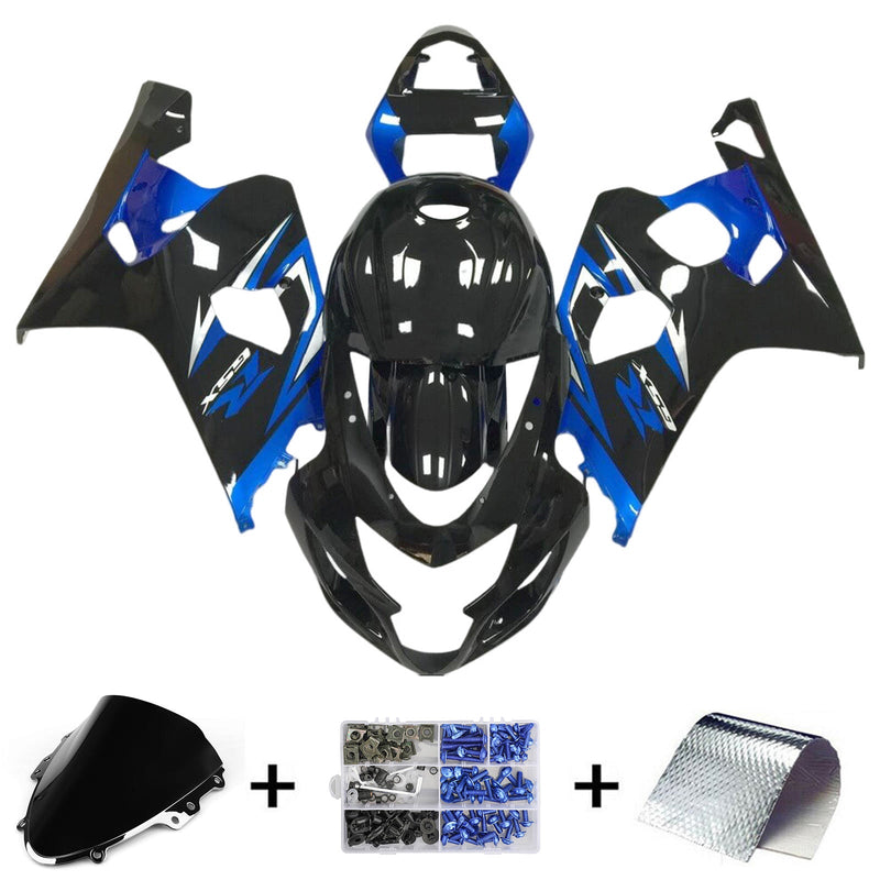 2004-2005 Suzuki GSXR 600/750 K4 sprøytestøpt kåpesett Body Plast ABS