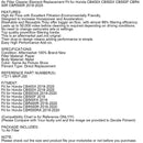 BYTTE LUFTFILTER Passer for Honda CB400X CB500 X/F CBR400R CBR500R 2019-2020 Generisk