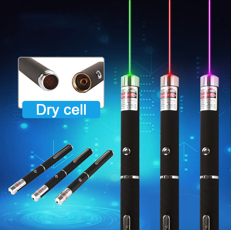 1mw 3PCS Laserpointer Rot + Grün + Blau/Violett Laserpointer Sichtbarer Strahl