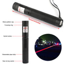 650nm Red Laser Pointer Visible Beam Light Lazer + 18650 + Oplader