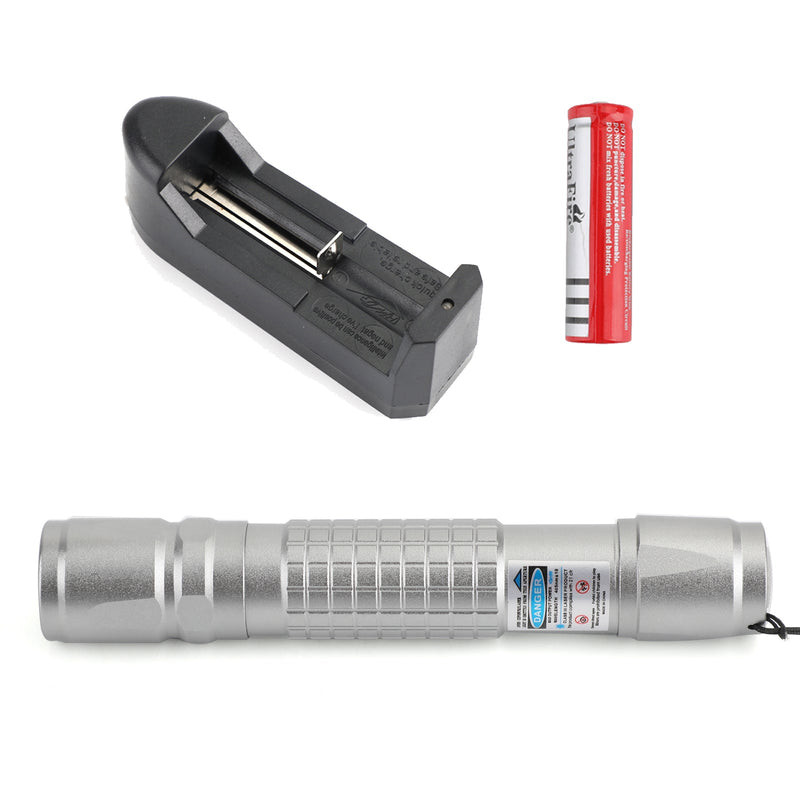 Taktischer 5mW 405nm Blau-Violett 18650 Laserpointer Stift Sichtbarer Strahl Lichtlaser