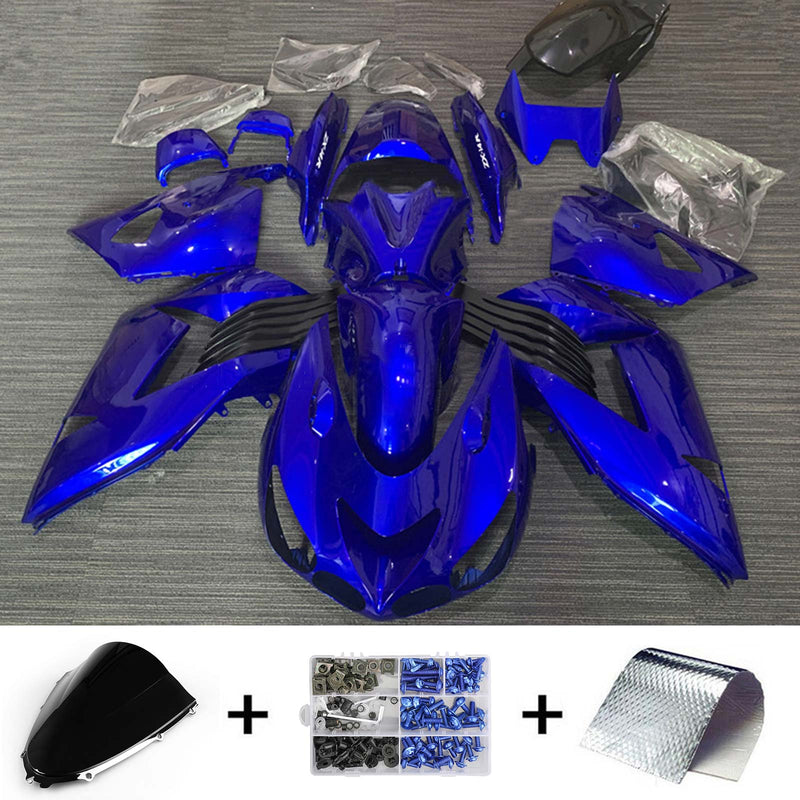 Amotopart Verkleidungsset für Kawasaki ZX14R 2006–2011, Karosserie, Kunststoff, ABS