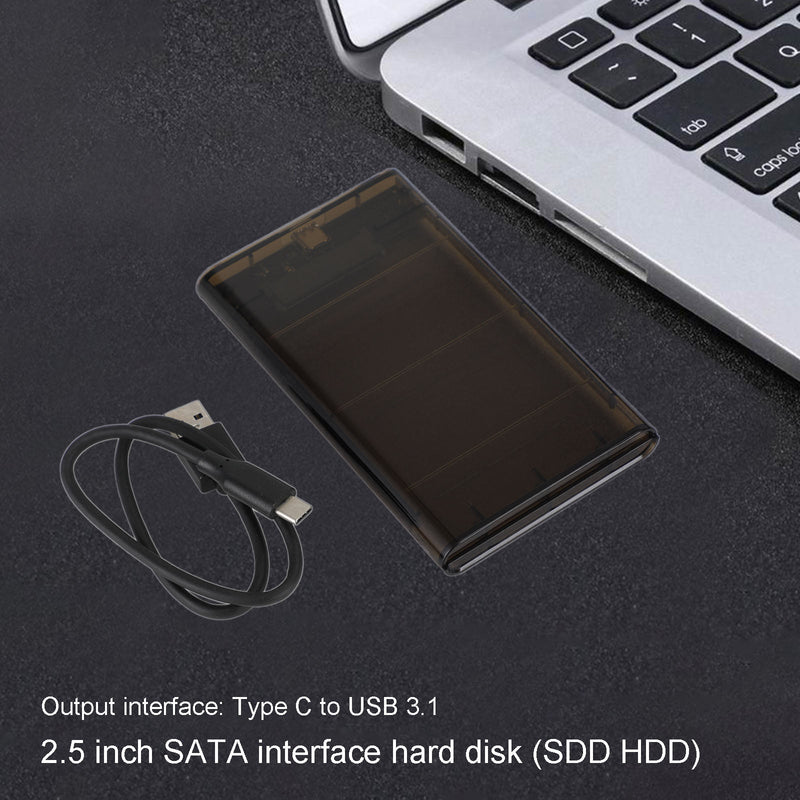 Typ-C-Festplattengehäuse 2,5 Zoll SSD-Festplattengehäuse SATA III auf USB 3.1 3.0