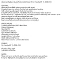 Černý hliníkový kryt chladiče pro Yamaha MT-15 MT15 2018-2019 Generic