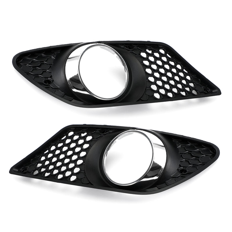 Paar vordere Stoßfänger Fog Light Grill Set Fit Mercedes Benz C-Klasse W204 2008-2010