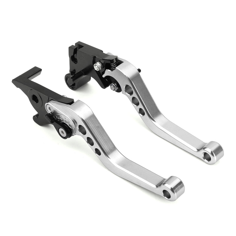 Alavancas de embreagem de freio para YAMAHA YZF R3 R25 MT 25 2015-2017 prata genérico