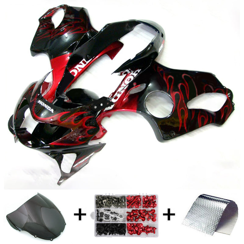 Amotopart Honda CBR600 F4 1999-2000 kåpa Set Body Plast ABS