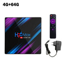 H96MAX Android 10 64GB ROM 4GB RAM 4K WIFI Netzwerk Media Player TV BOX EU Plug