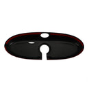 Musta/harmaa ruudullinen punainen taustapeilin kansi BMW MINI Cooper R55 R56 R57 Genericiin