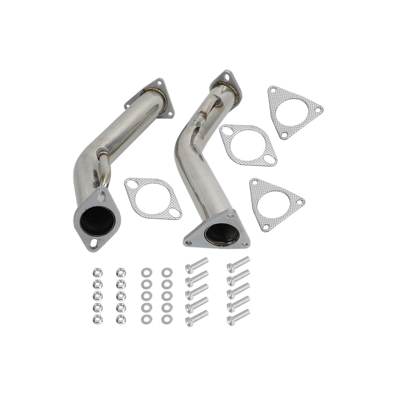 2009-2018 Nissan 370Z Z34 2,5 tommers testrør Eksos Downpipe Fedex Express