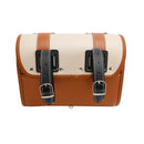 Fargematchende sidesadelveske verktøyveske bagasjeposeoppbevaring PU for motorsykkel