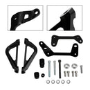 Yamaha Mt 09 Mt-09 2021 Kunststoff Motorschutzabdeckungen Slider Schwarz Fedex Express