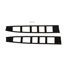 Ford Transit Custom 2012–2023, glänzend schwarzer hinterer Doppelscheunentür-Dachspoiler