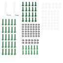 158x fester CROBS Bolt Kit motorsykkel sportssykkel frontrute grønn