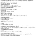 Ensretterregulator egnet til Suzuki påhængsmotor DF 25 DF 30 HK 2000-2007 32800-89J00