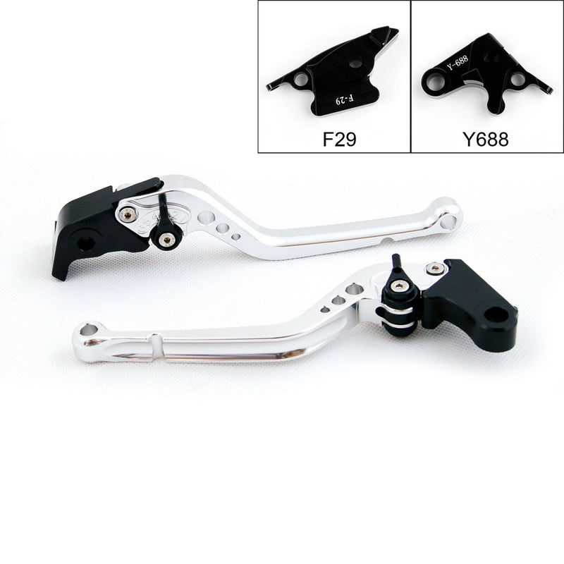 Lång bromskopplingsspak för Ducati 1299/1199/959/899 Panigale Xdiavel 749 Black Generic