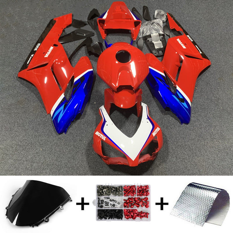 Amotopart Honda CBR1000RR 2004-2005 Juego de carenado Cuerpo Plástico ABS