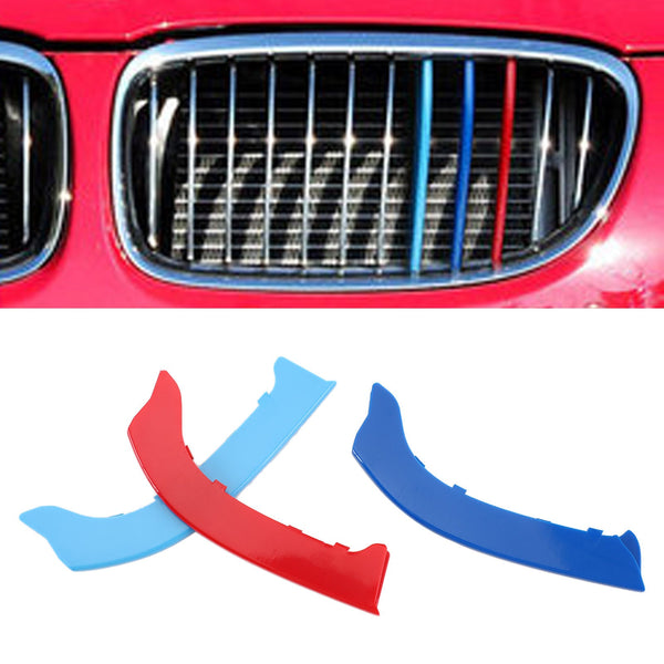 BMW 3-serie 2009-2012 Tri-Tone Front Grill Grill Deksel Strip Clip Trim