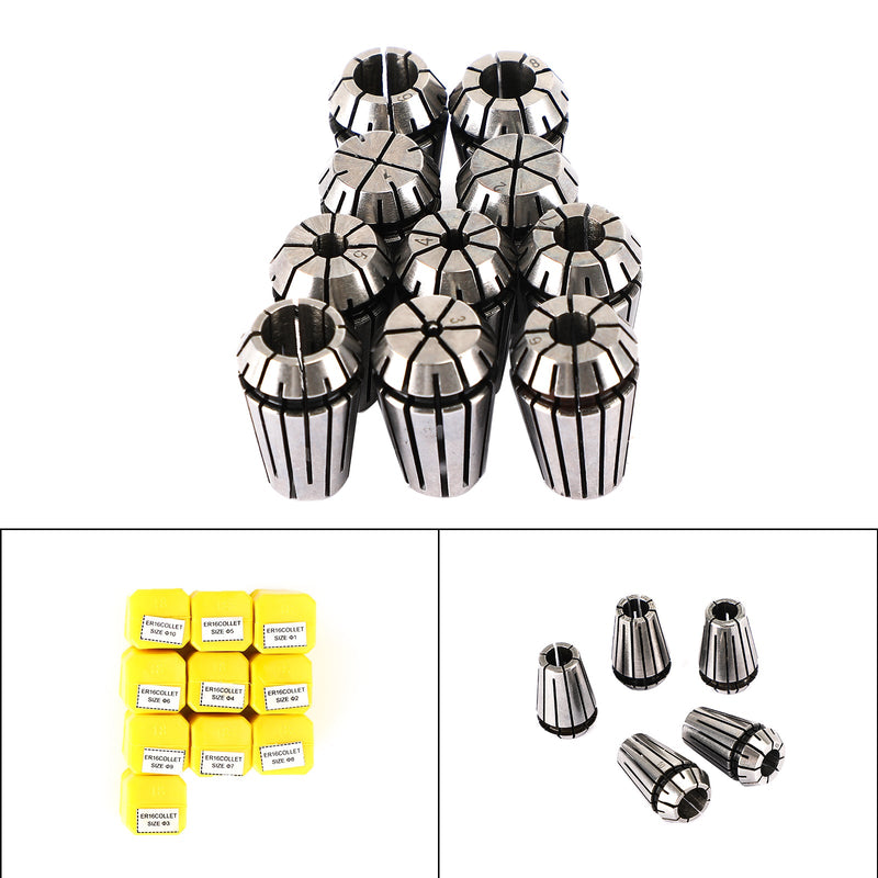 9Pcs / 12PCS / 10Pcs / ER16 Spring Collet Set für CNC-Fräsdrehmaschine