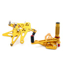 Sistema de apoio para os pés ajustável CNC sistema de apoio para os pés para Kawasaki Ninja Z 1000 2017 Genérico