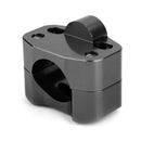 Areyourshop CNC alumínio motocicleta guiador risers 22-28mm montagem de braçadeira universal