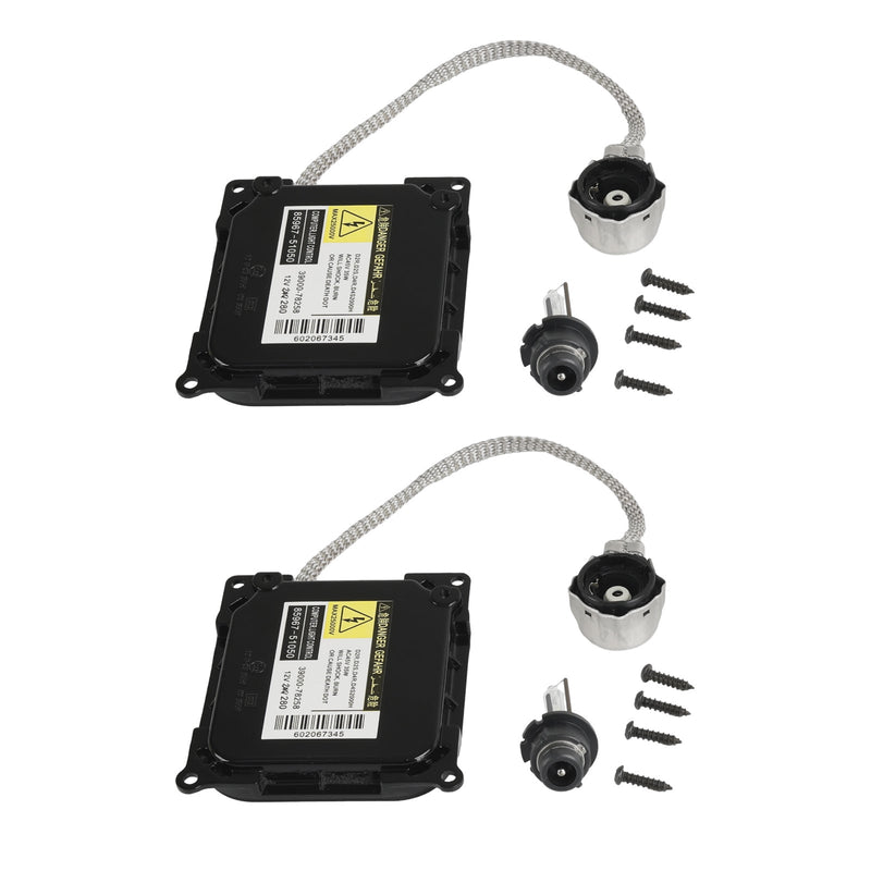 Xenon-Vorschaltgerät, HID-D4R-Glühbirnen-Set, Modul-Steuergerät 85967-51040 für Prius 2006–2009