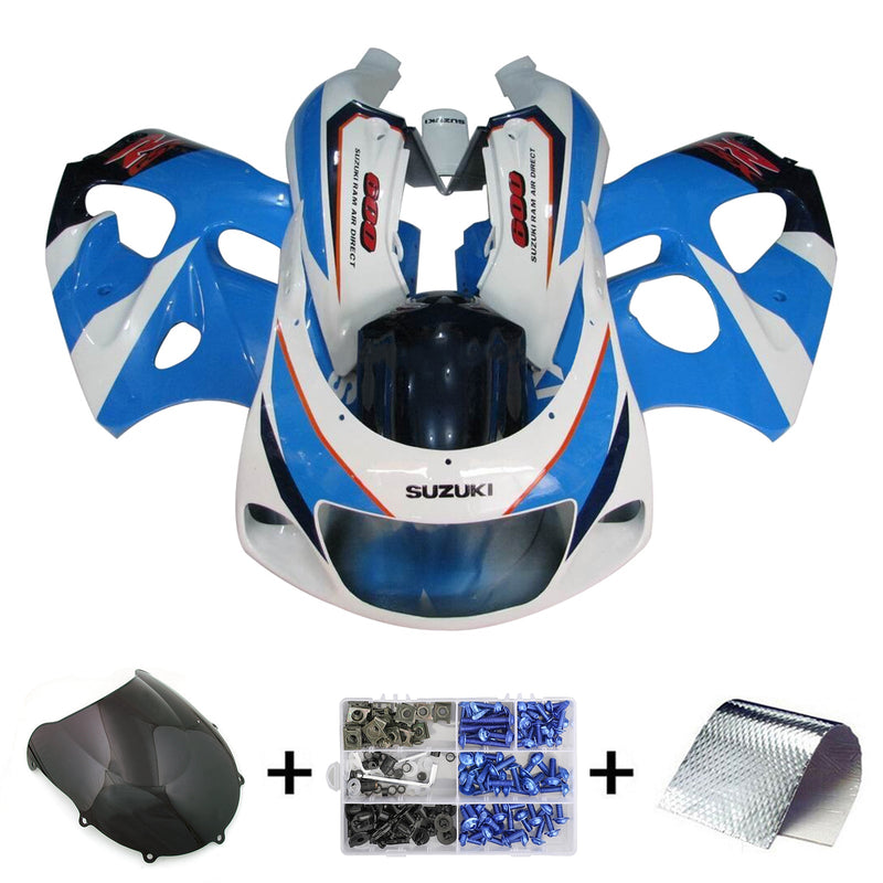 Amotopart Suzuki GSXR600 1996-2000 GSXR750 1996-1999 Fairing Set Body