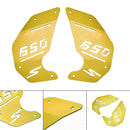Placa de cubierta del motor panel lateral dorado para Kawasaki Vulcan S En650 Vn650 2015-2022 Cafe