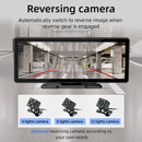 Reproductor MP5 inalámbrico Carplay Bluetooth Radio Estéreo FM de 10,26 pulgadas + cámara 4 LED