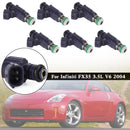 6 szt. Wtryskiwaczy paliwa FBJC100 Pasuje do Nissan 350Z 2003-04 Pasuje do Infiniti G35 2003-2004