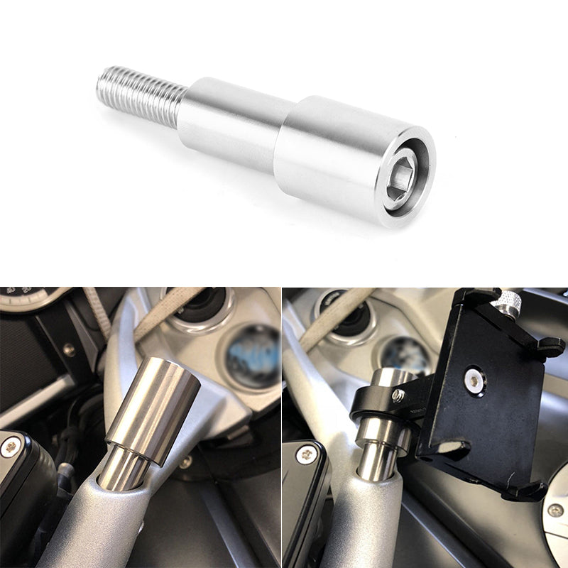 Areyourshop Extensión del soporte de navegación del teléfono compatible con BMW R1200 R1250 RT K1600 GT GTL B