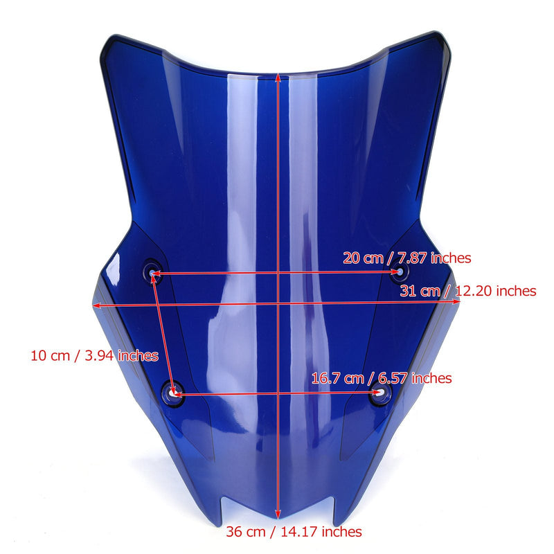 Muovinen ABS tuulilasi KAWASAKI Z1000SX 2020-2023 geneeriselle