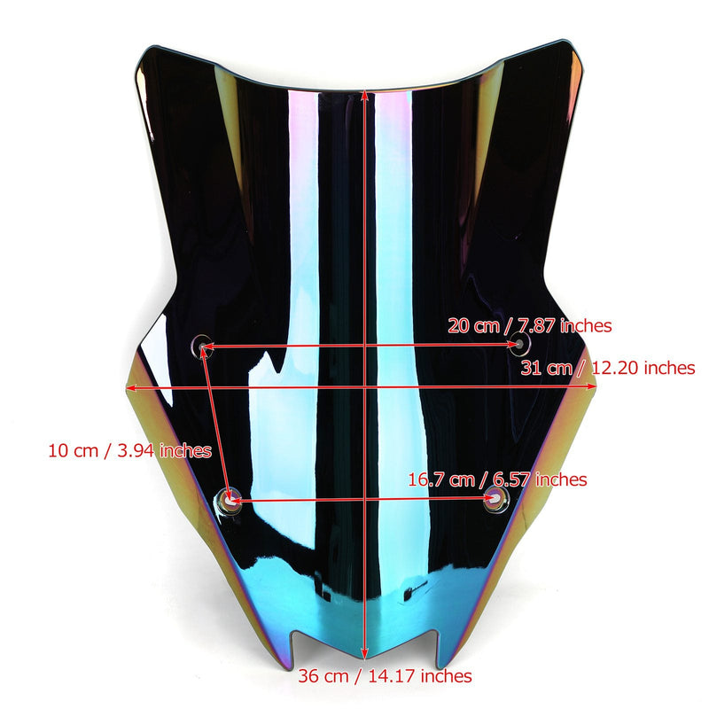 Muovinen ABS tuulilasi KAWASAKI Z1000SX 2020-2023 geneeriselle