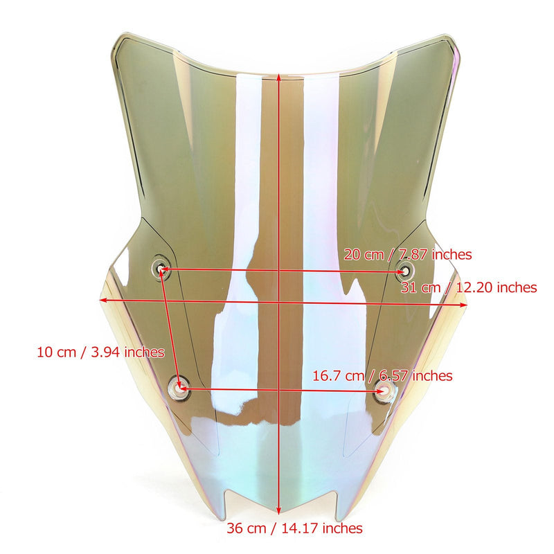 ABS frontrute i plast for KAWASAKI Z1000SX 2020-2023 generisk