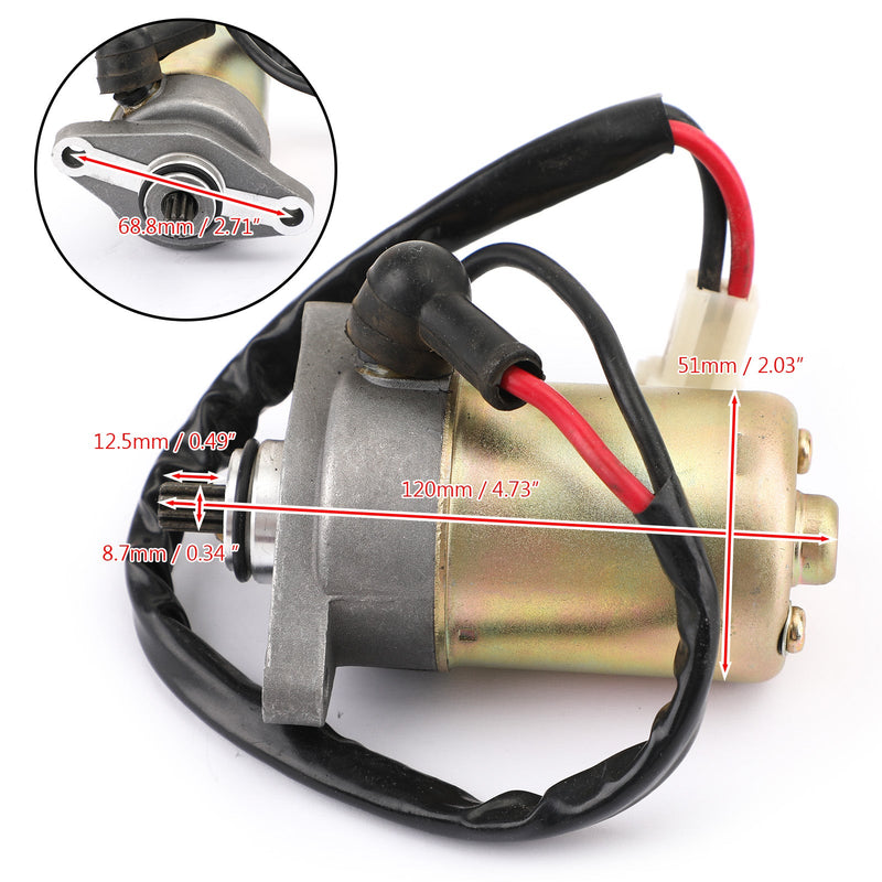 Novo starter adequado para Kawasaki 90 KFX90 KSF90 ATV 2007-2020 21163-Y002 21163Y002 Genérico