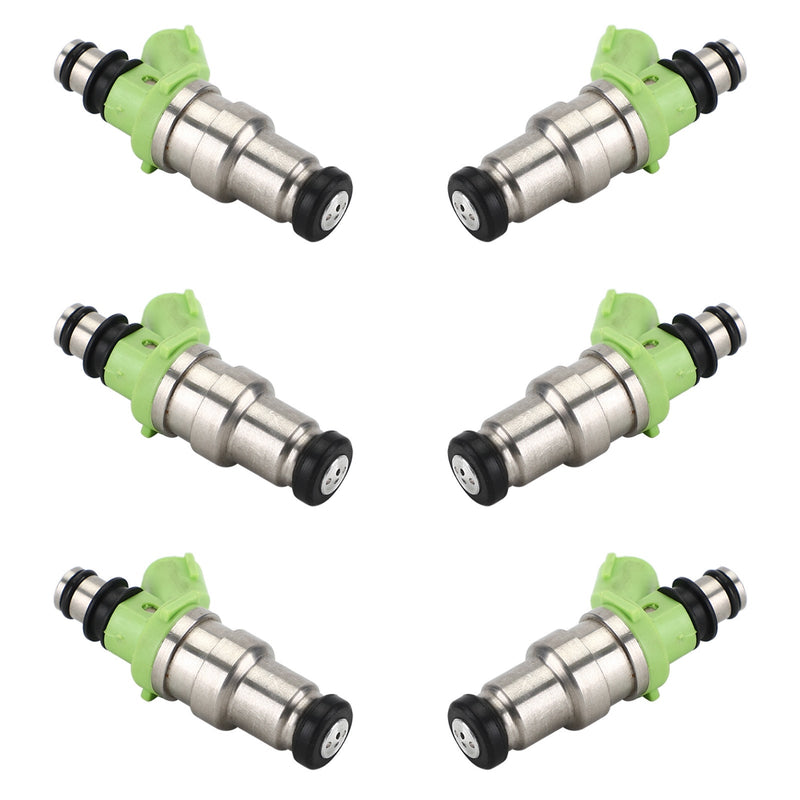 Injetores de combustível 6PCS 23250-70080 Apto para Toyota Cressida Supra 3.0L 1989-1992 312CC Genérico