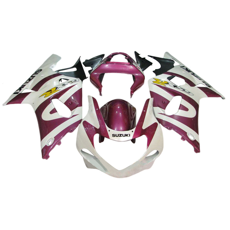 Amotopart Suzuki GSXR1000 2000-2002 K1 K2 kåpa Set Body Plast ABS