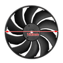 Honda CBR1000RR 2004-2016 CBR600RR 2003-2016 Aspas del ventilador del radiador del motor