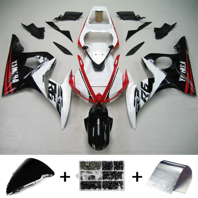 Verkleidungsset für Yamaha YZF 600 R6 2003–2004, R6S 2006–2009