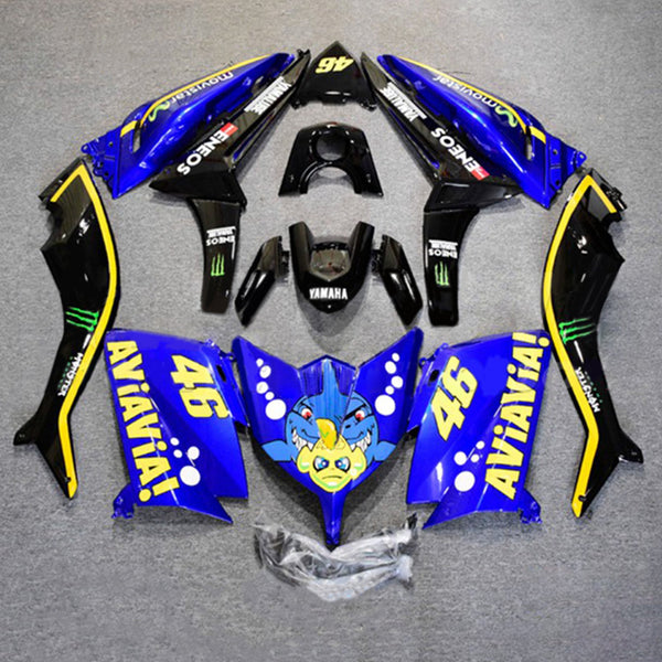 Amotopart Fairing Kit för Yamaha T-Max TMAX530 2015-2016 Kaross ABS