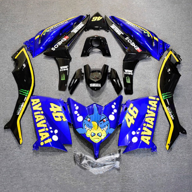 Amotopart Fairing Kit för Yamaha T-Max TMAX530 2015-2016 Kaross ABS